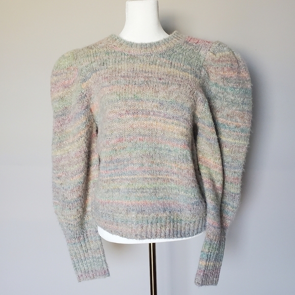 LoveShackFancy Aquarius Wool Blend Rainbow Sweater - Picture 14 of 14